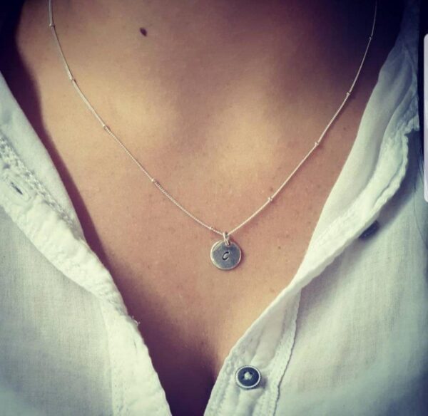 Initial Dot Necklace - Image 2