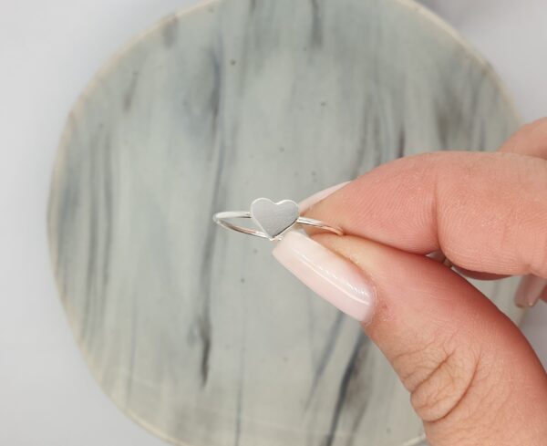 Silver Heart Ring