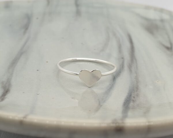 Silver Heart Ring - Image 2