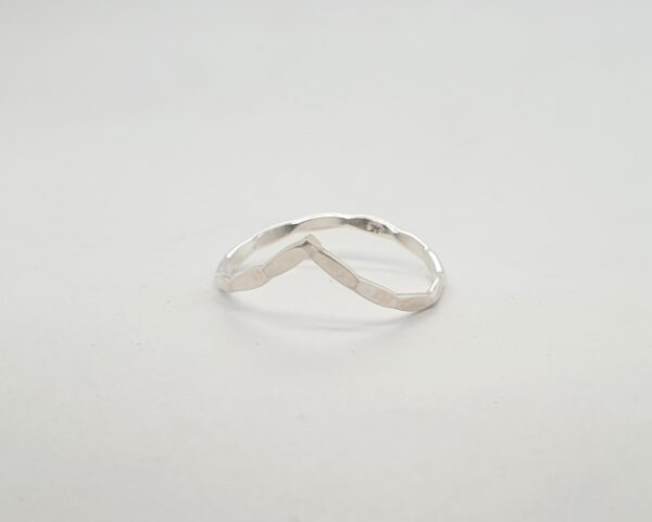 Textured Wishbone Ring