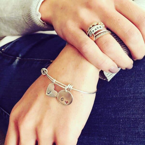 1.5 mm adjustable Sterling Silver Wire Bangle (Twisted Wire)