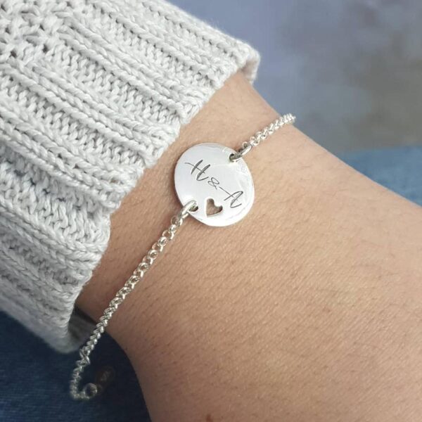 Heart coin Bracelet