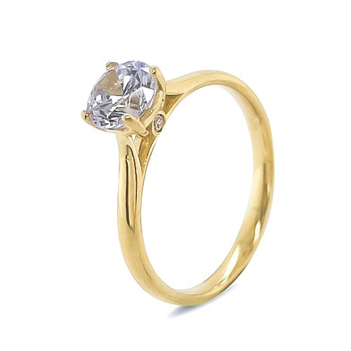 Sophia Yellow Gold Ring