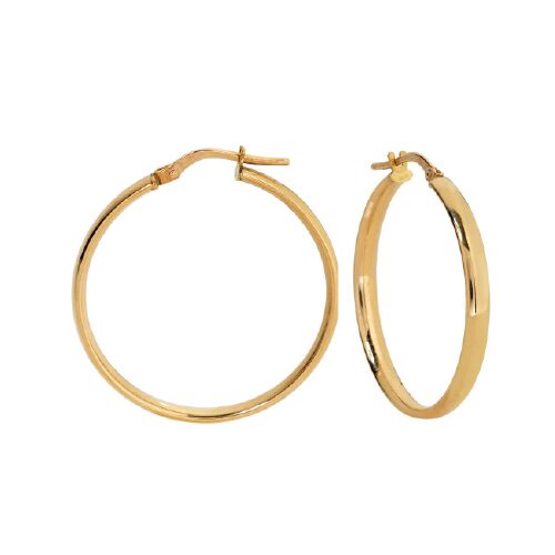 9ct Gold Hoop 25mm