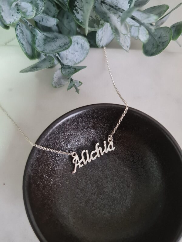 Silver Name Necklace