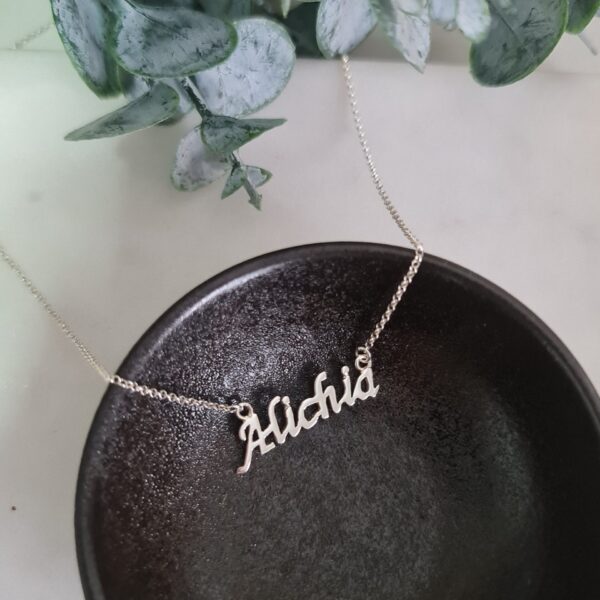 Silver Name Necklace