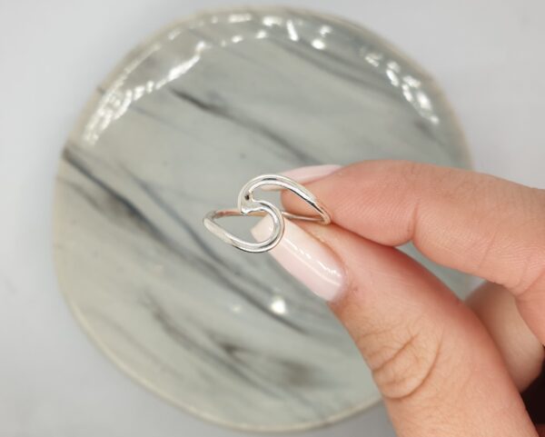 Wave Sterling Silver Ring