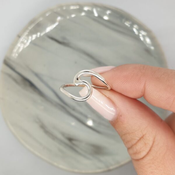 Wave Sterling Silver Ring