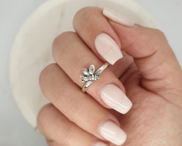 Sterling Silver Bee Ring