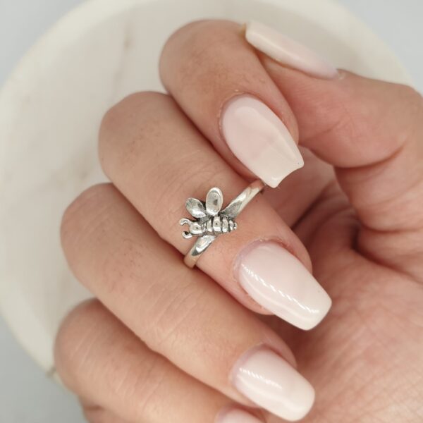 Sterling Silver Bee Ring