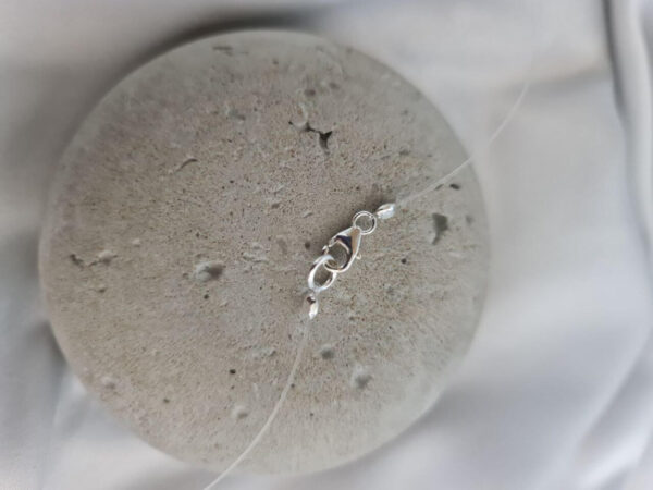 Small Pearl Floating Necklace - Image 4