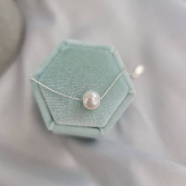 Sterling Silver Round Pearl Bracelet