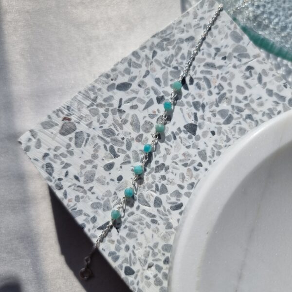 Beaded Sterling Silver Bracelet - Image 4