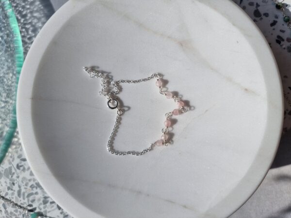 Beaded Sterling Silver Bracelet - Image 5