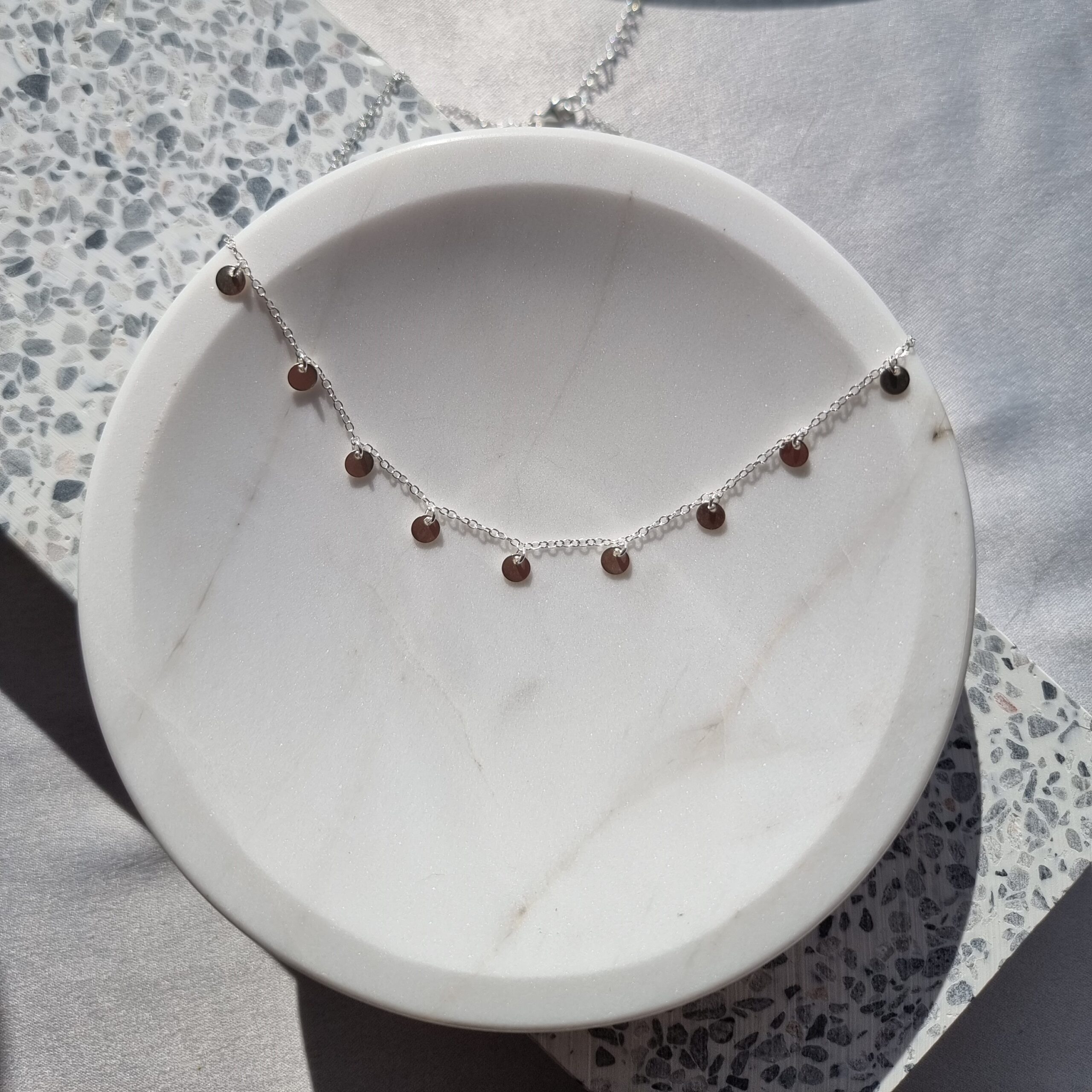 Round Disk Necklace