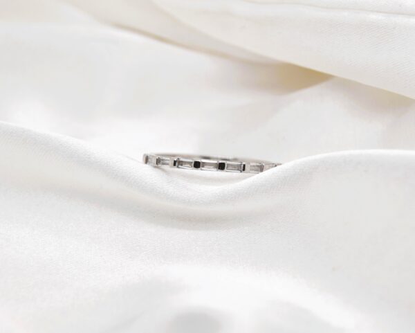 August Sterling silver ring