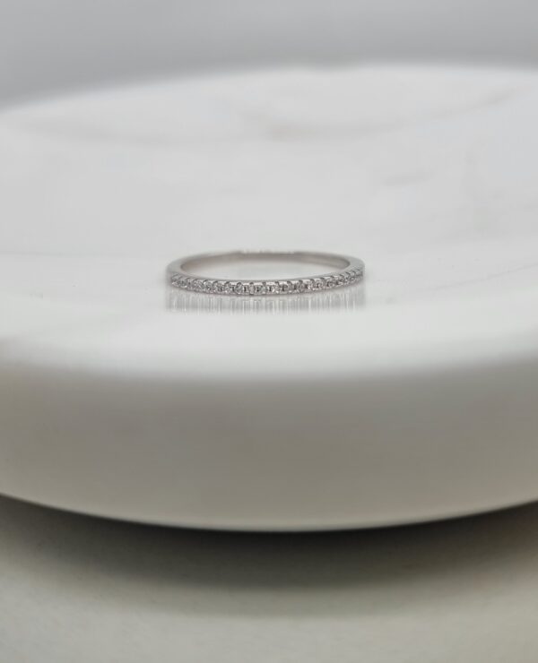 Dainty Half Eternity Band