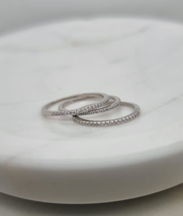Dainty Half Eternity Band - Image 2