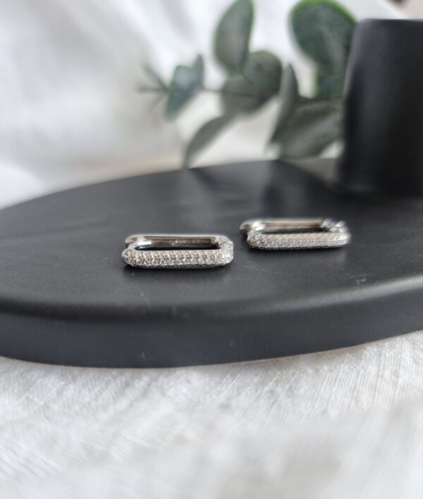 Paperclip Bling Hoop - Image 2