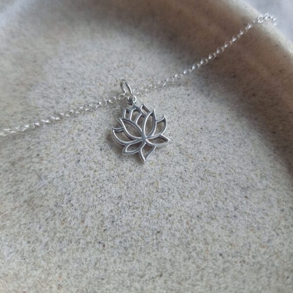 Silver Protea Necklace