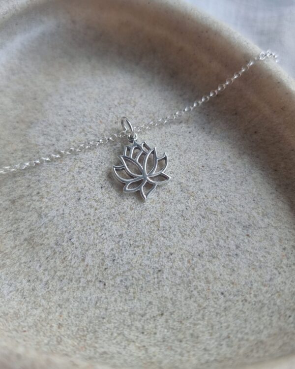 Silver Protea Necklace