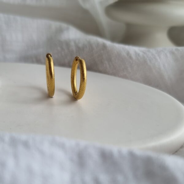 Stainless Steel Matt Hoops