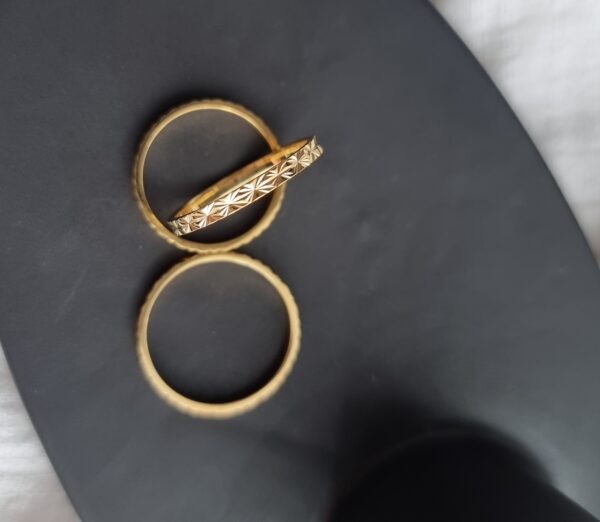 Starlight Gold Stack Ring - Image 2