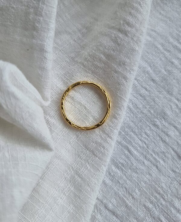 Gold Stack Ring Waterproof - Image 2