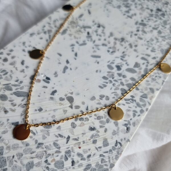Circle Gold Layer Necklace
