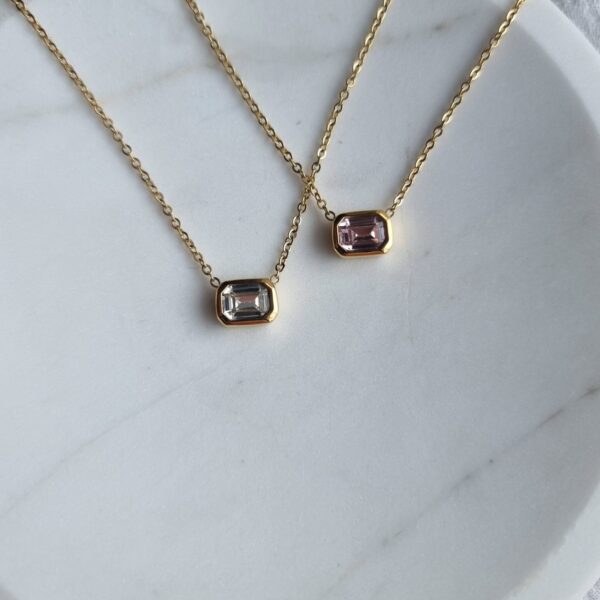 Emerald Cubic Chain Waterproof