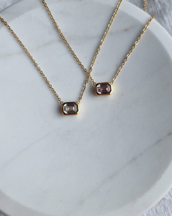 Emerald Cubic Chain Waterproof
