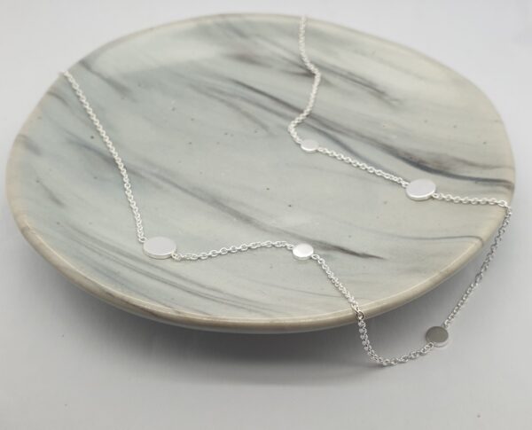 Sterling Silver Circle Necklace