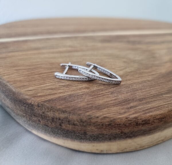 Larisa Cubic Silver Earring
