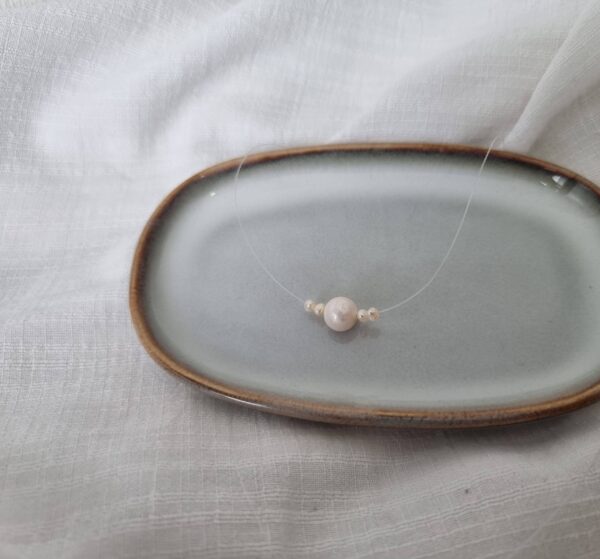 Multiple Pearl Floating Necklace