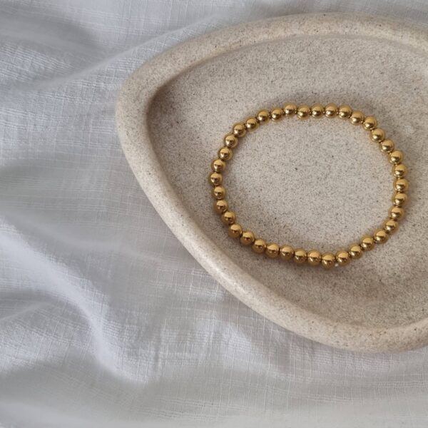 Stainless Steel Beaded Bracelet