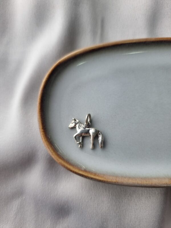 Silver Horse Charm