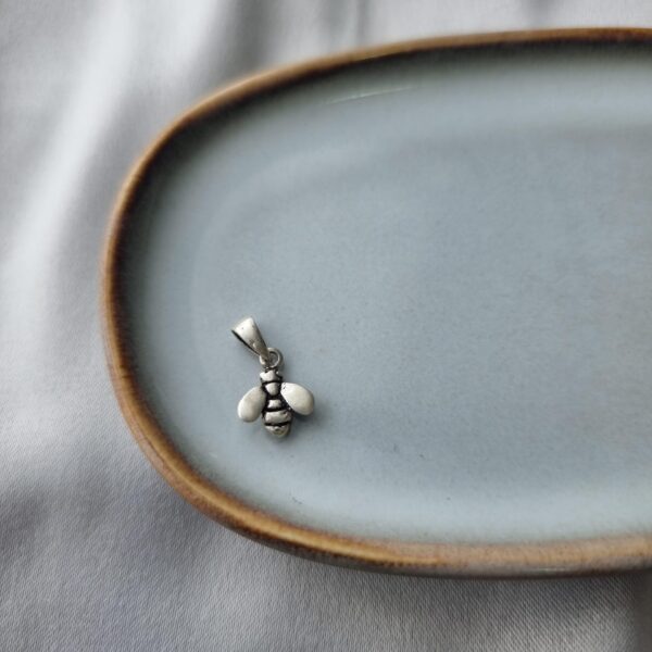 Silver Bee Charm