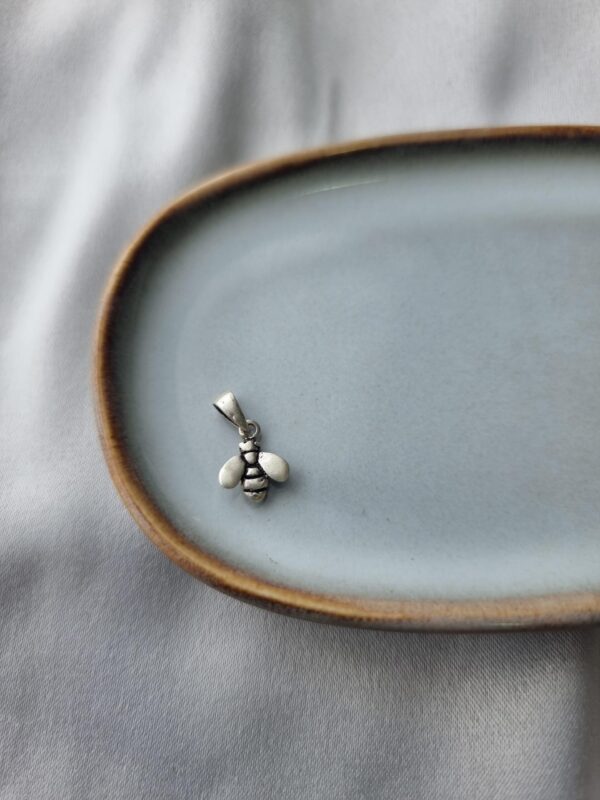 Silver Bee Charm
