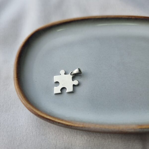 Silver Puzzle Charm
