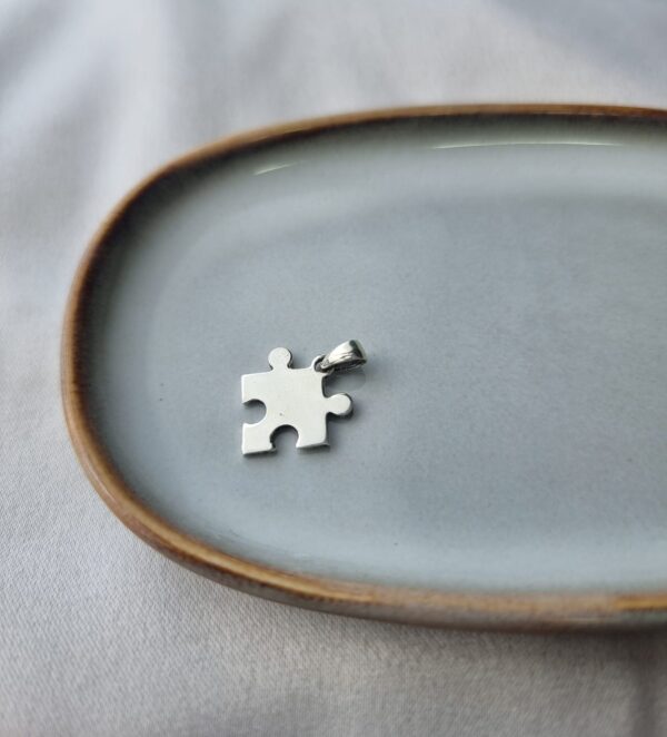 Silver Puzzle Charm