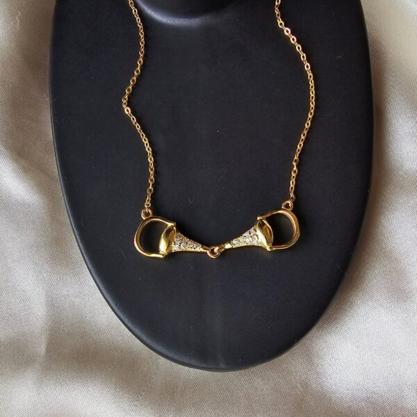Gold Plated Bit Necklace