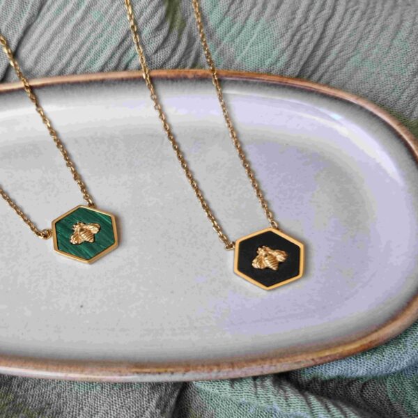 Stainless Steel Bee Necklace