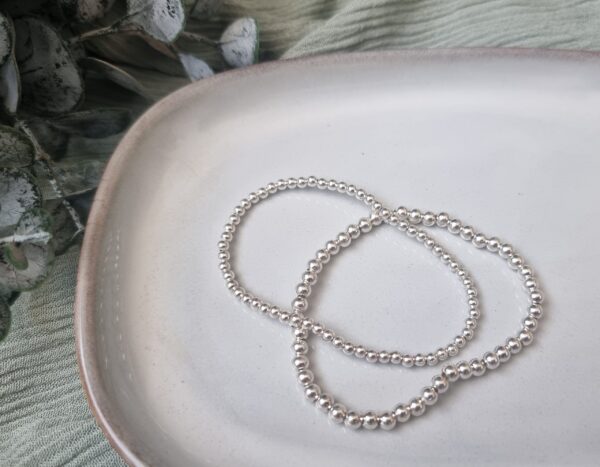Sterling Silver Bead Bracelet