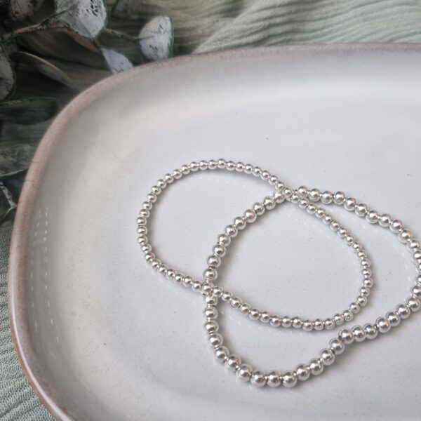 Sterling Silver Bead Bracelet