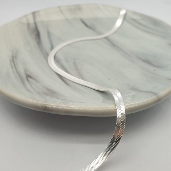 Sterling Silver Herringbone