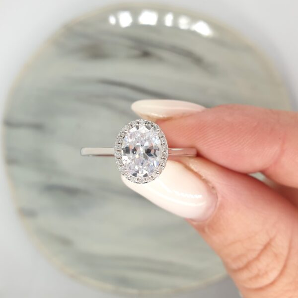 Silver Oval Ring