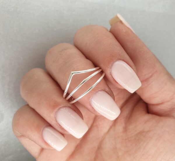 Triple Band Wishbone Ring