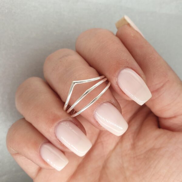 Triple Band Wishbone Ring