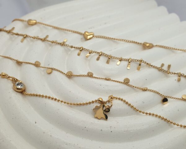Waterproof Gold Anklets