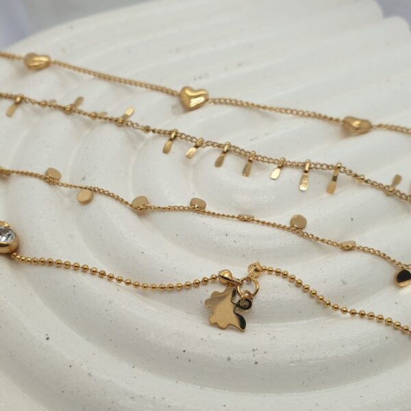 Waterproof Gold Anklets